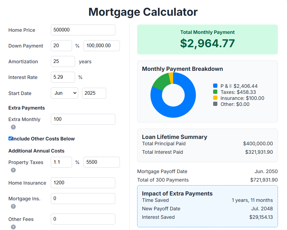 UnitCalcPro - Mortgage Calculator